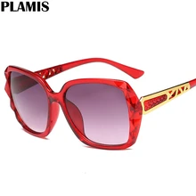 Квадратные солнцезащитные очки для женщин, фирменный дизайн, зеркальные, фотохромные, негабаритные, солнцезащитные очки для женщин, oculos de sol, UV400