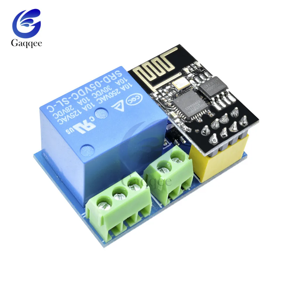 Релейный модуль ESP8266 5 В 1 канал Φ/01S Wi Fi для Arduino UNO R3 Mega2560 Nano Raspberry Pi плата