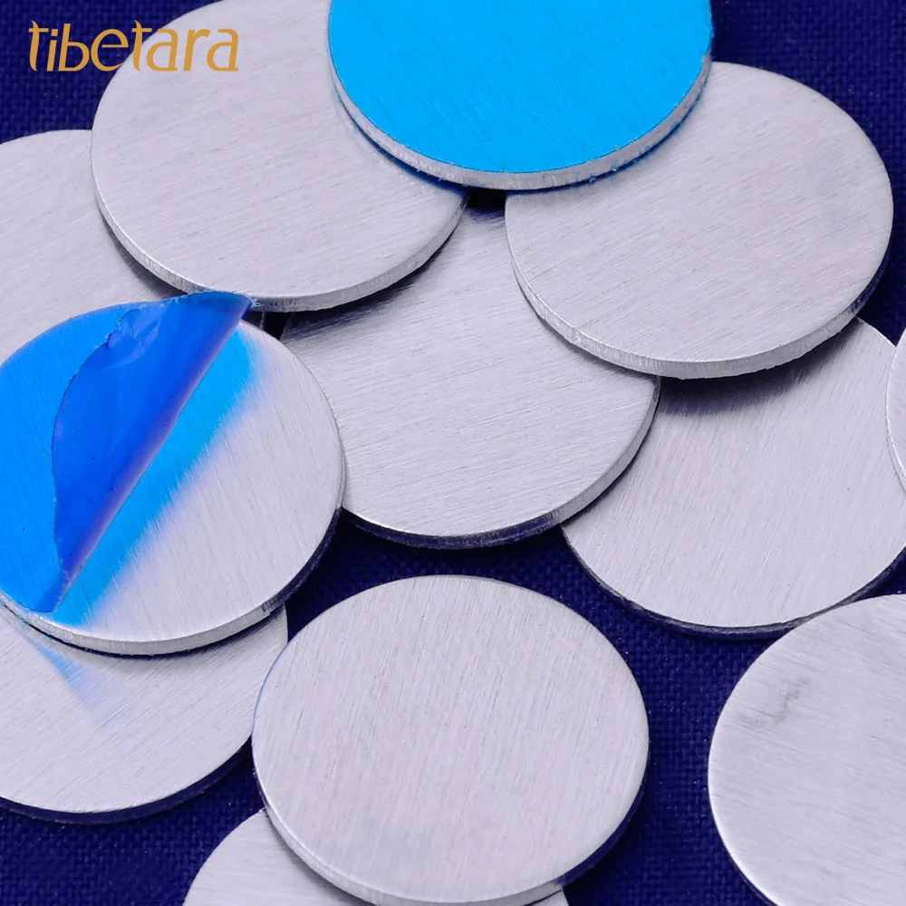 18 Gauges Round Metal Blanks Stamping Discsaluminum stamping blanks8 to 27MM Available20 pieces/lot Jewelry Findings