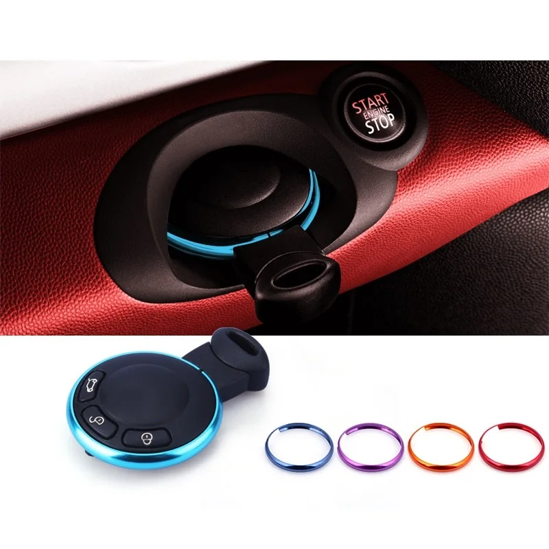 

Alloy Car Key Rings Styling Decoration Shell Cover Protection for MINI Cooper R55 R56 R57 R58 R59 R60 R61 Accessories