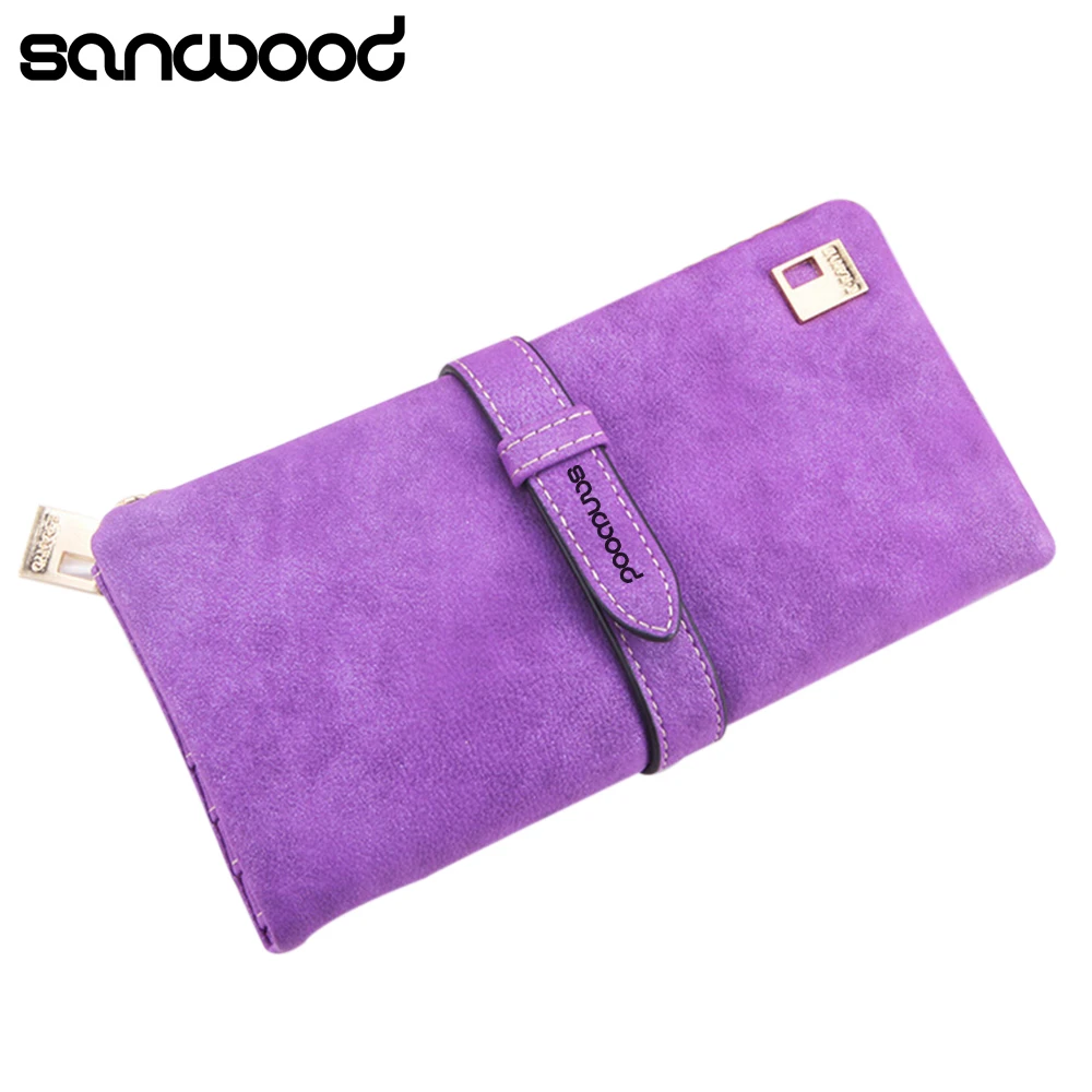 

Women's Vintage Long Faux Leather Trifold Purse Coin Wallet Handbag Money Bag BW1Y