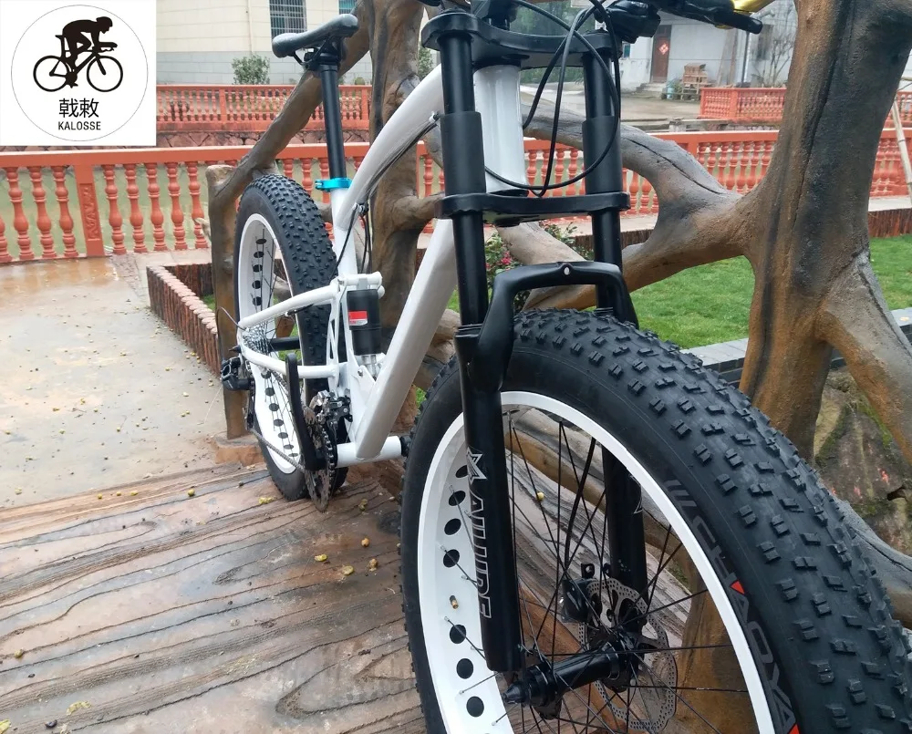 Clearance Kalosse  soft-tail frame  beach  bike  26*4.0 tires  17 inch Hydraulic brakes    M310   Snow bike  24 speed 5