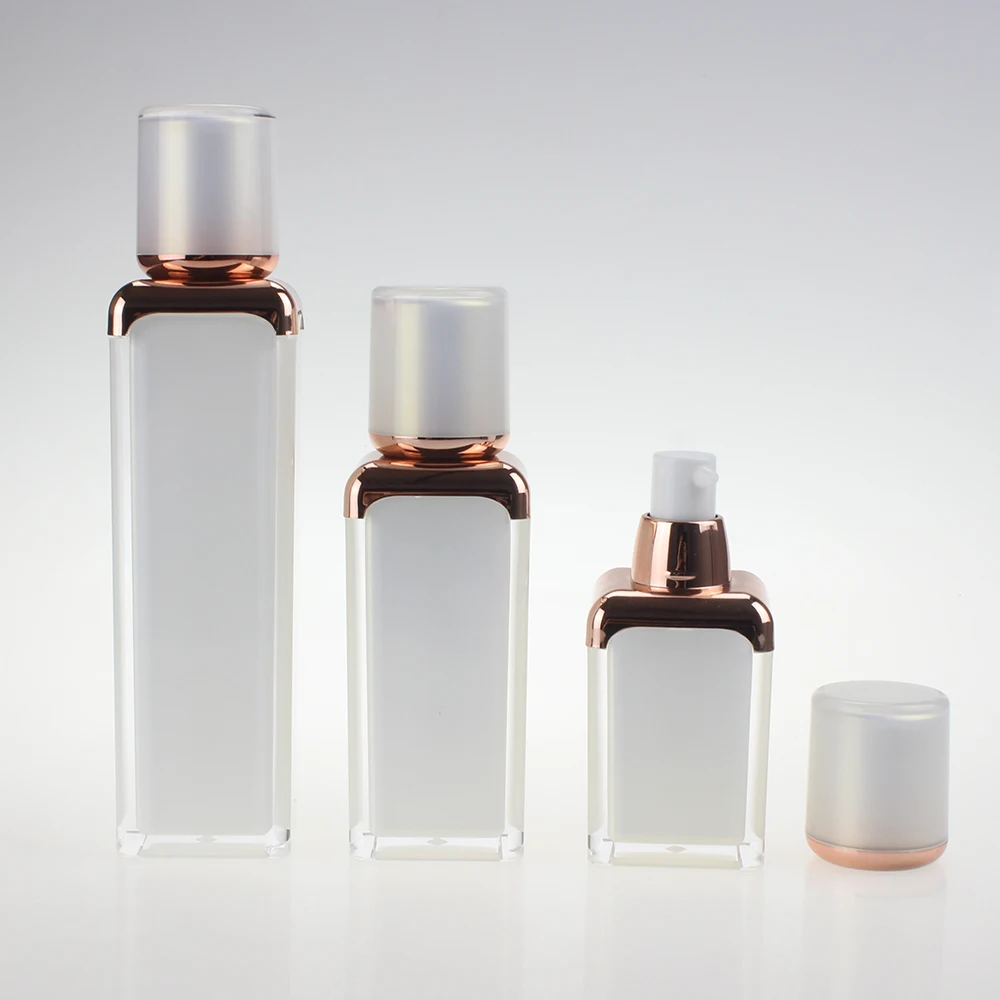 Download Empty Luxury Sqaure acrylic airless bottle 30ml, Cosmetic ...