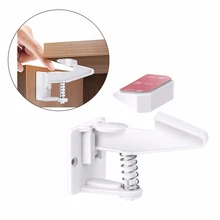 10 шт. для безопасности шкафа дверной замок для детей Детская безопасность замок Дети защиты ящика блокатор малыш Невидимый шкафчик для одежды