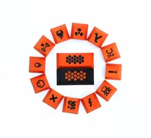 Carbon 23 Keys PBT keycap Dye Sublimated MX switch mechanical keyboard keycap cherry profile