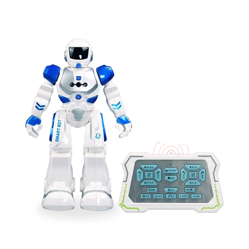 

RC Smart Robot Alpha Intelligent Remote Control Walking Space Robots With light&Sound& Music Electronic Hobby Toys For Kids
