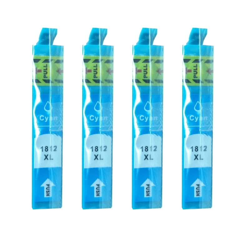 

4 Pack T1812XL Cyan C ink cartridge For EPSON XP212 XP215 XP312 XP315 XP412 XP415 XP30 XP102 XP202 XP205 XP302 XP305 XP402 XP405