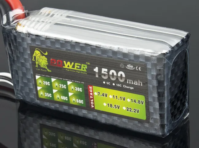 Lipo аккумулятор Lion power 3S 11 1 В 1500 мАч 35c для вертолета дрона квадрокоптера