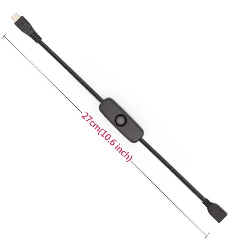 USB кабель питания для Raspberry PI с переключателем ВКЛ./ВЫКЛ. переключатель управления