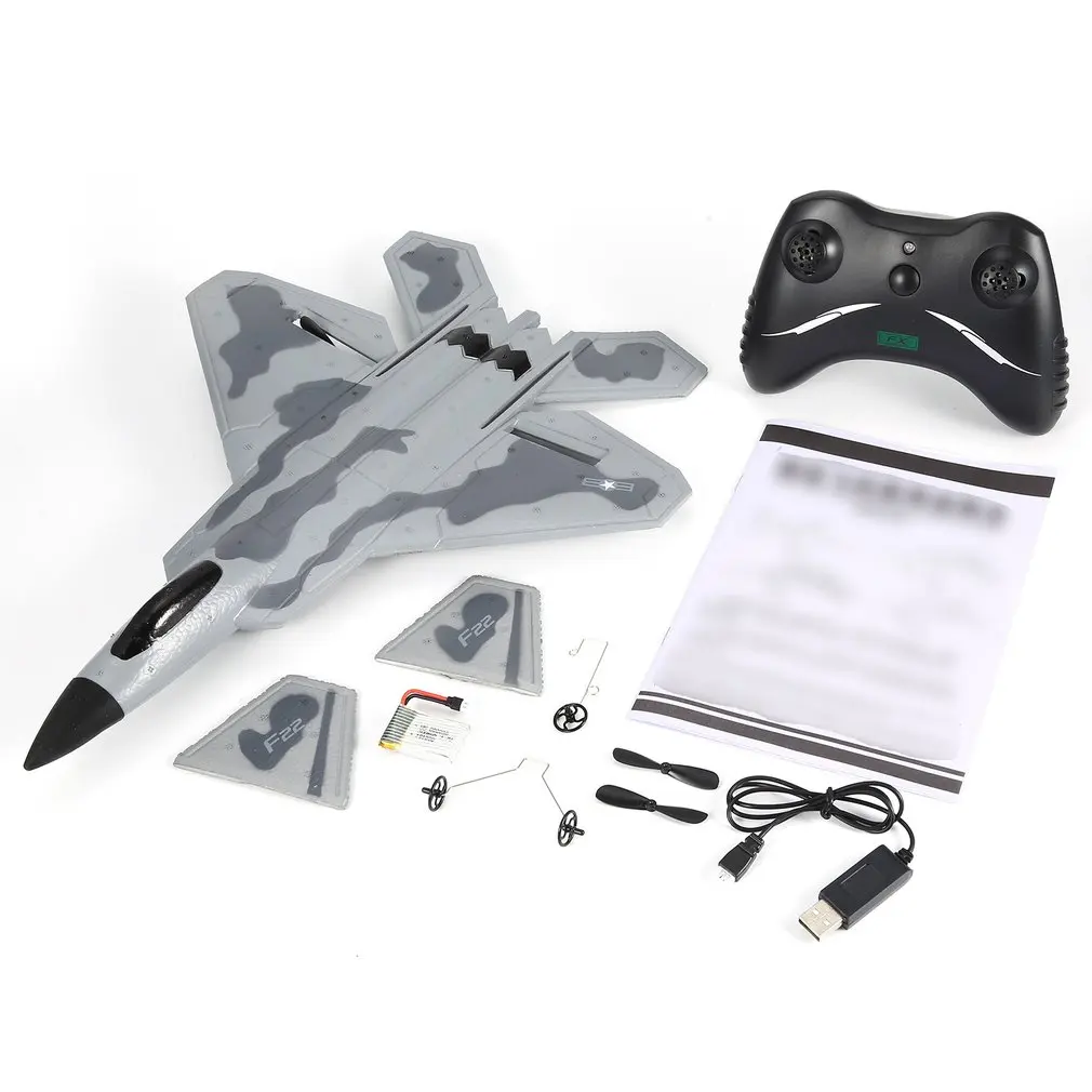 FX-822/819 F22 2,4 GHz rc пульт дистанционного управления истребитель Размах крыльев EPP RC fighter Done Battleplane RTF пульт дистанционного управления RC Квадрокоптер Aircraf