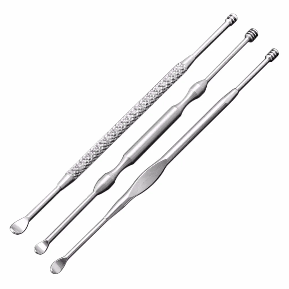 

Portable Stainless Steel Earpick Cleaning Tools Ear Care Safety Earpick Dig Ear Cleaning Device Ears Spoon Lightweight Durable