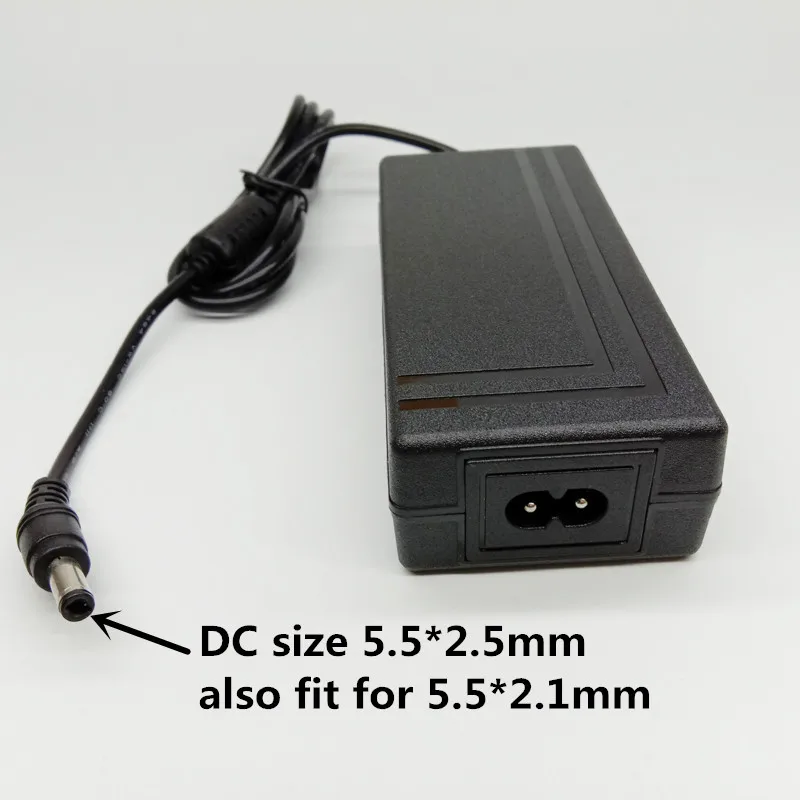 EU/US/UK AU Для Южноафриканской штепсельной AC 100 V-240 V DC/DC 24V 2.5A 2500mA трансформаторы Питание постоянного тока 24В адаптер конвертер 5,5x2,5 мм