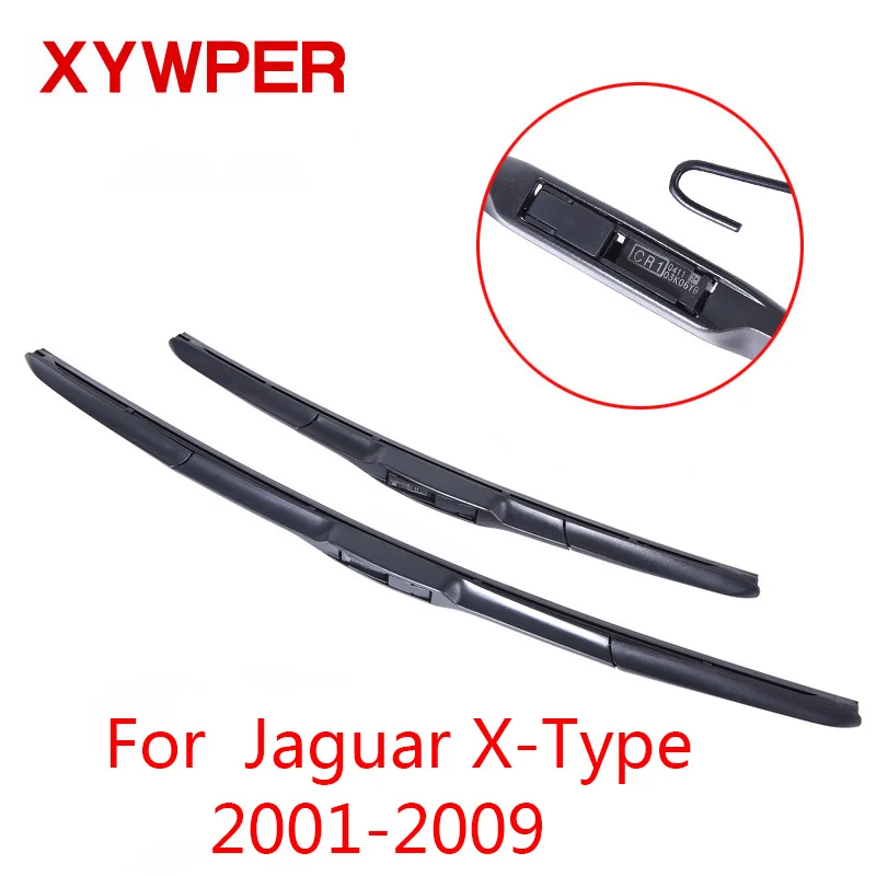 XYWPER Wiper Blades for Jaguar X Type 2001 2002 2003 2004 2005 2006 2007 2009 Car Accessories 2006 Jaguar S Type Windshield Wiper Replacement