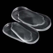 1 пара стельки для коррекции плоскостопия на высоких каблуках, корректор, силиконовая Подушечка для поддержки пятки для обуви, вставки, подушка, 2 размера