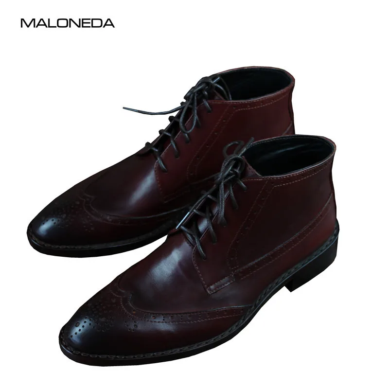red wine ankle boots