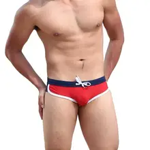 Мужские плавки с широкими боками треугольные мужские плавки-трусы купальный костюм пляжные шорты Плавки