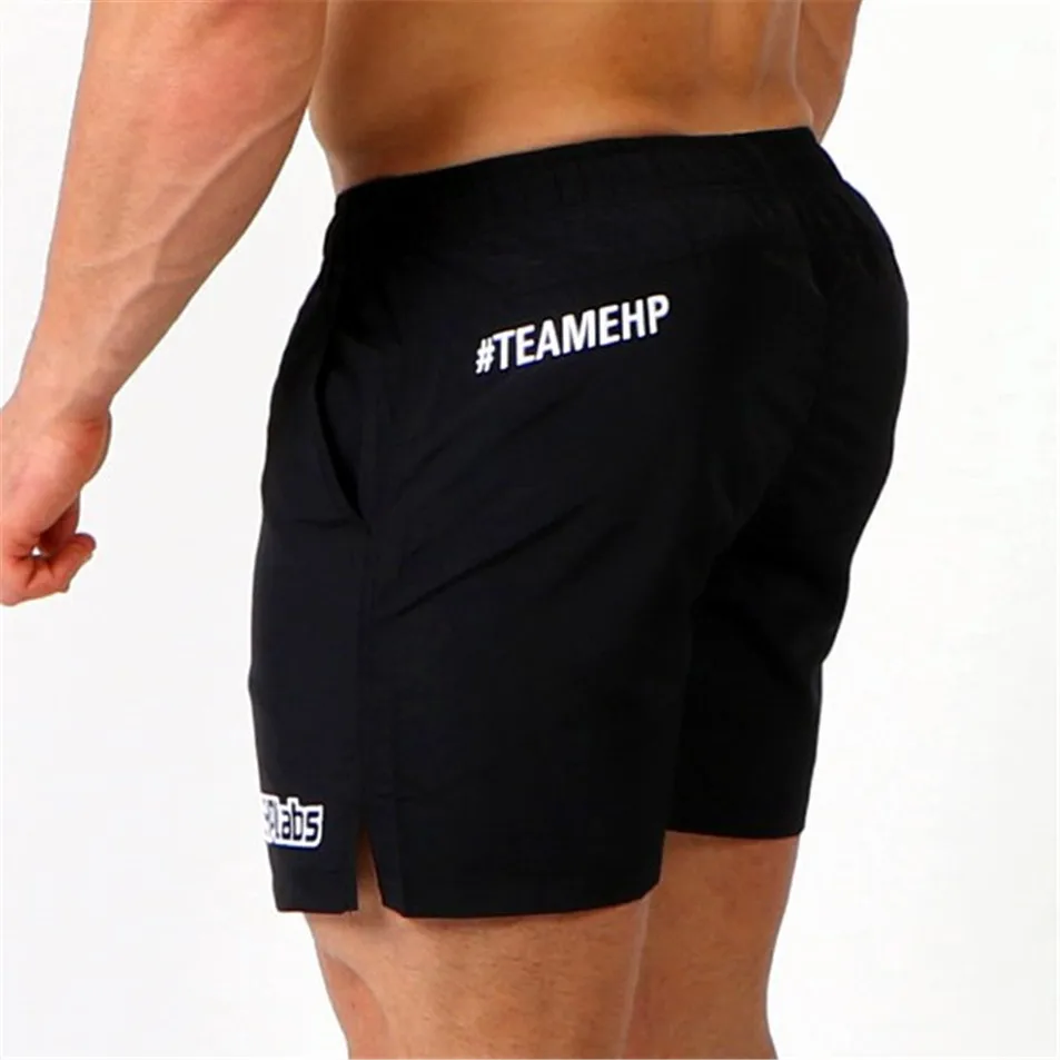 Мужские шорты для бега, быстросохнущие спортивные шорты для бега, профессиональные мужские шорты для спортзала, Популярные пляжные эластичные шорты для бега трусцой