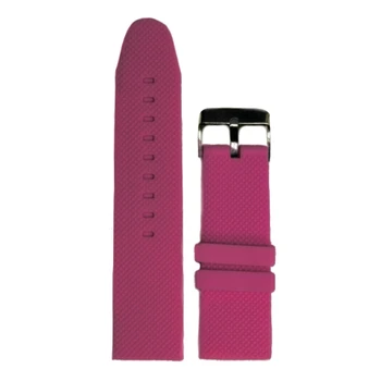 

26mm Good Plum Color Silicone Jelly Rubber Ladies Watch Band Straps WB1063N26JB