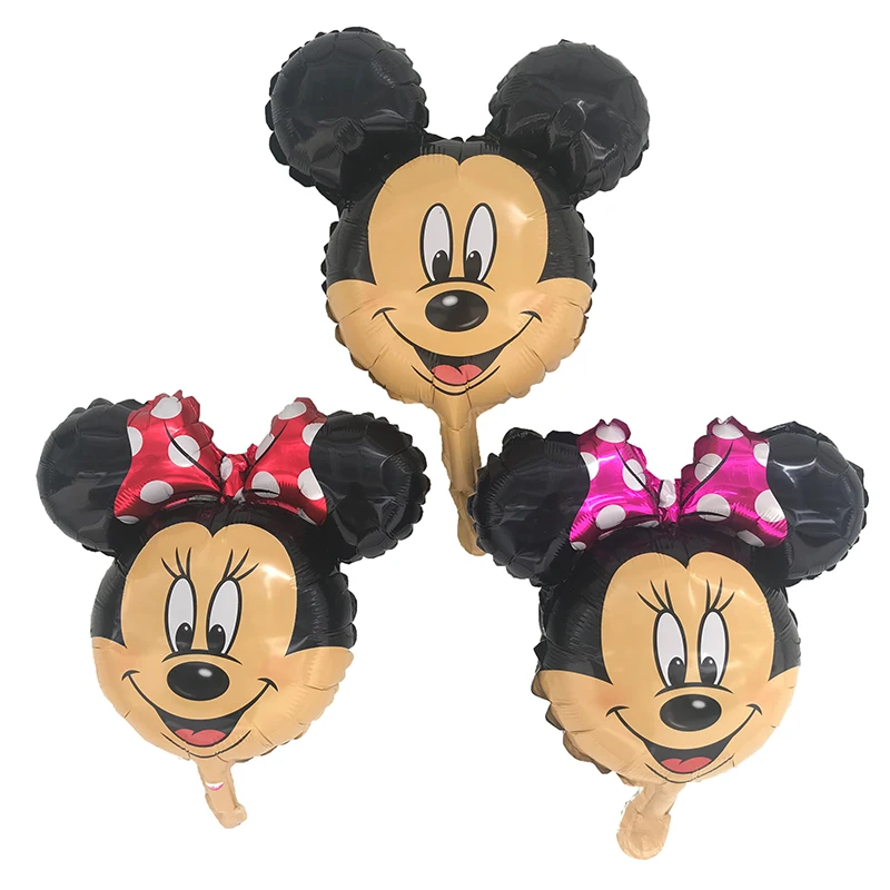 

1pcs 47X36cm Mickey Minnie Mouse aluminum balloons baby shower girl boy birthday party wedding decor kids toys globos balloon