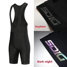 SDIG PRO TEAM профессиональная гонка Велоспорт нагрудник шорты легкий bib 9D лайкра и высокой плотности Pad для светоотражающего обесцвечивания