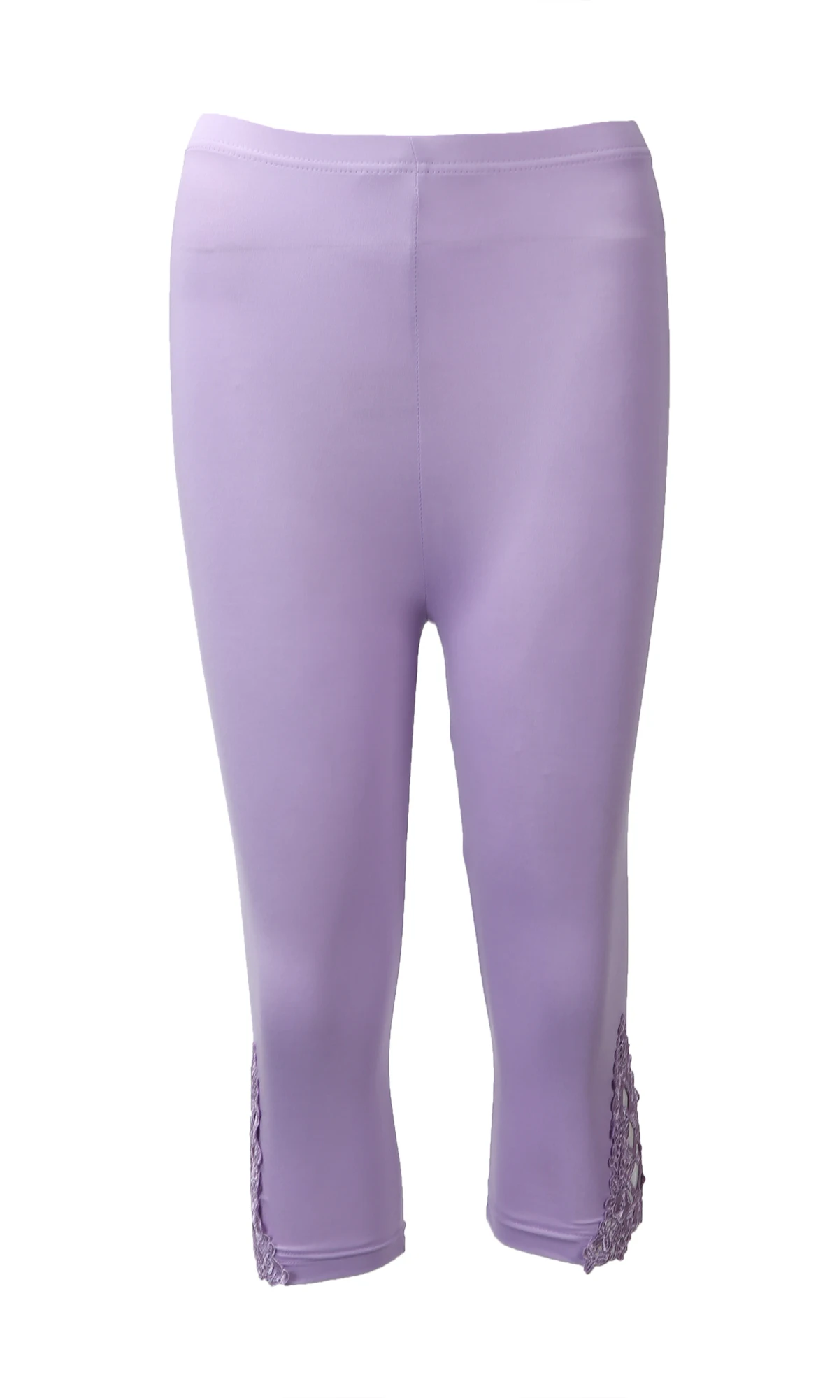 Женские летние кружевные штаны, вязаные крючком обтягивающие Стрейчевые укороченные брюки, легинсы, Капри, длинные леггинсы, летние штаны, 6 цветов - Цвет: Фиолетовый
