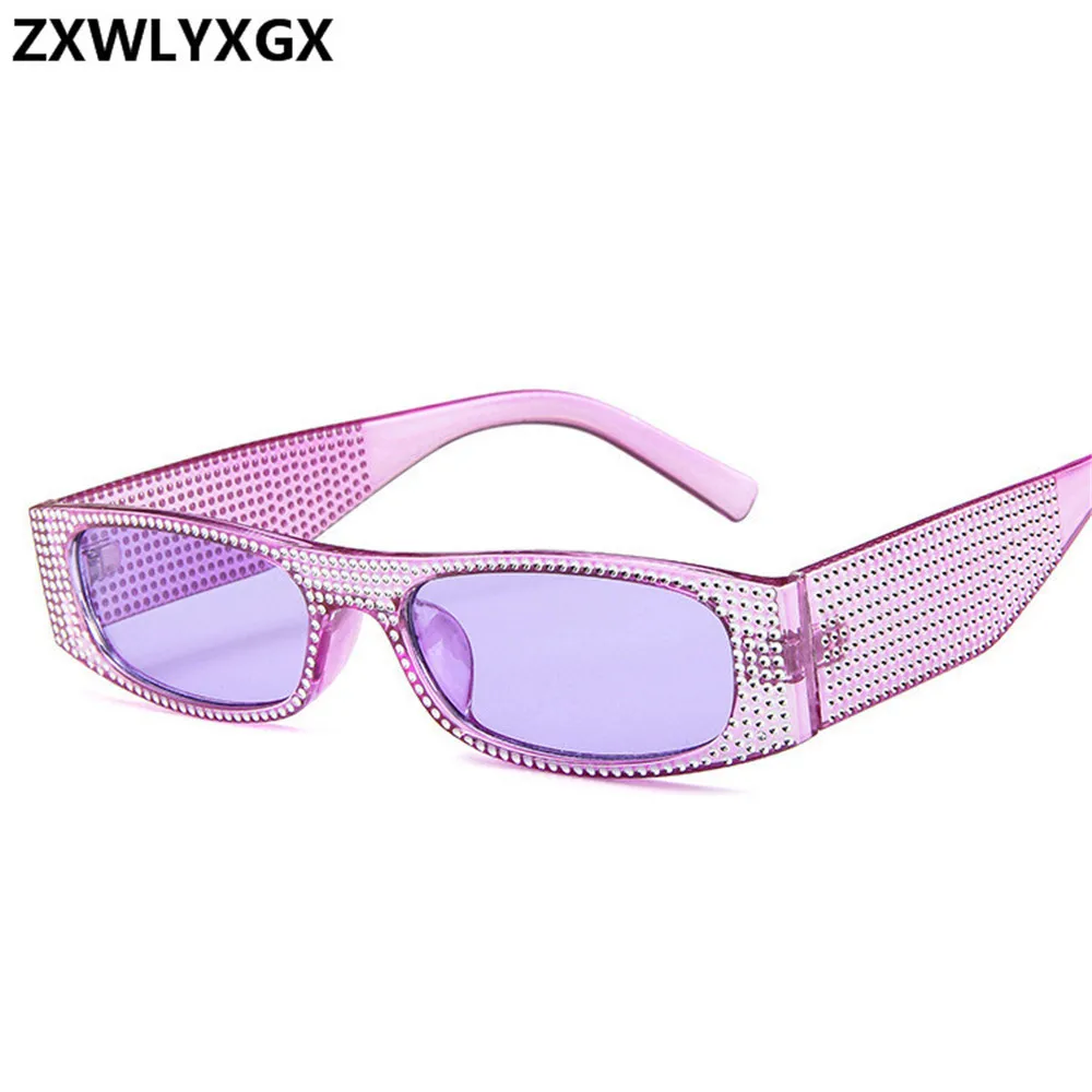ZXWLYXGX маленькие квадратные солнцезащитные очки для женщин, имитация бриллиантов, воланы, ретро вечерние очки, крест, модные солнцезащитные очки UV400|Женские солнцезащитные очки|   | АлиЭкспресс
