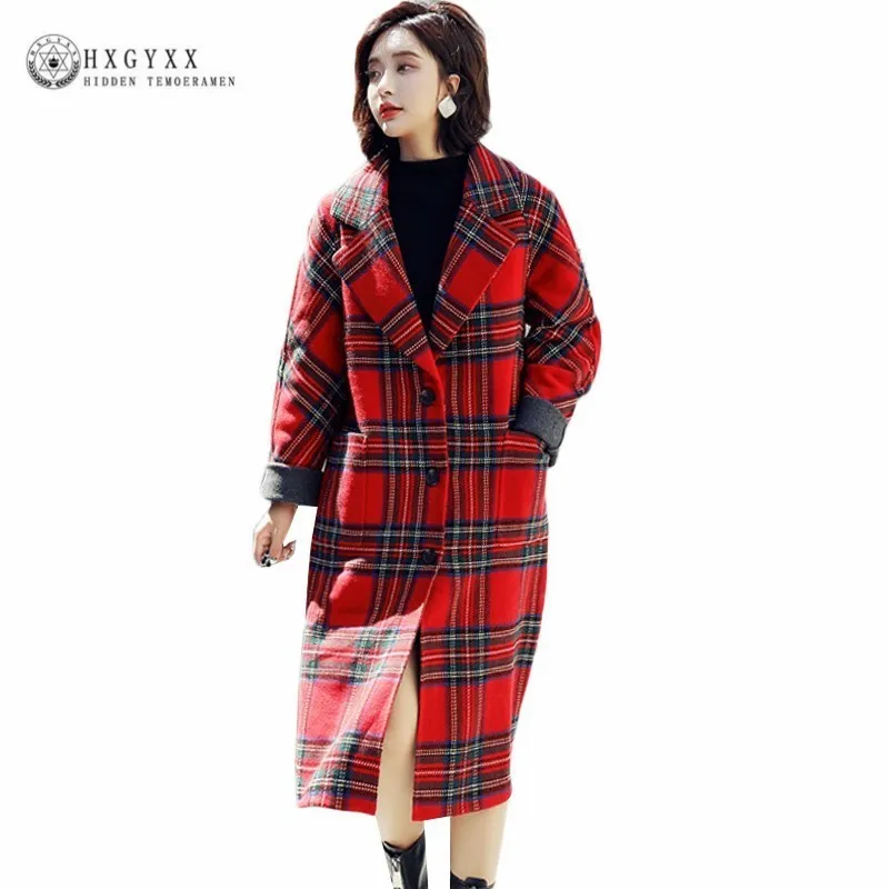 Aliexpress.com : Buy Plaid Padded Woolen Jacket Cashmere Overcoat Think ...