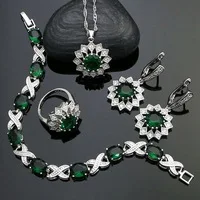 925-Sterling-Silver-Jewelry-Sets-For-Women-Green-Stone-White-Cubic-Zirconia-Earrings-Pendant-Necklace-Ring.jpg_200x200