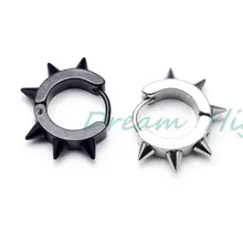 Новое поступление серьги-гвоздики модные 316L Statinless стальные модные украшения шириной 4 мм