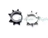 New Arrival Stud Ear Stud Fashion 316L Statinless Steel Fancy Jewelry Wide 4mm  Hoop Earring Punk Hip Hop 2