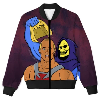 

REAL American US SIZE Custom heman 3D Sublimation print Zipper Up Jacket plus size 4XL 5XL 6XL