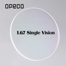 Opeco с высоким индексом 1,67 супер тонкие линзы для одного зрения пластиковые оптические линзы для чтения по рецепту близорукости оптические линзы для дальнозоркости