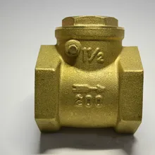 1.5 'dn4" 2'dn50 BSPP обратный клапан предотвращения обратного потока воды золотой