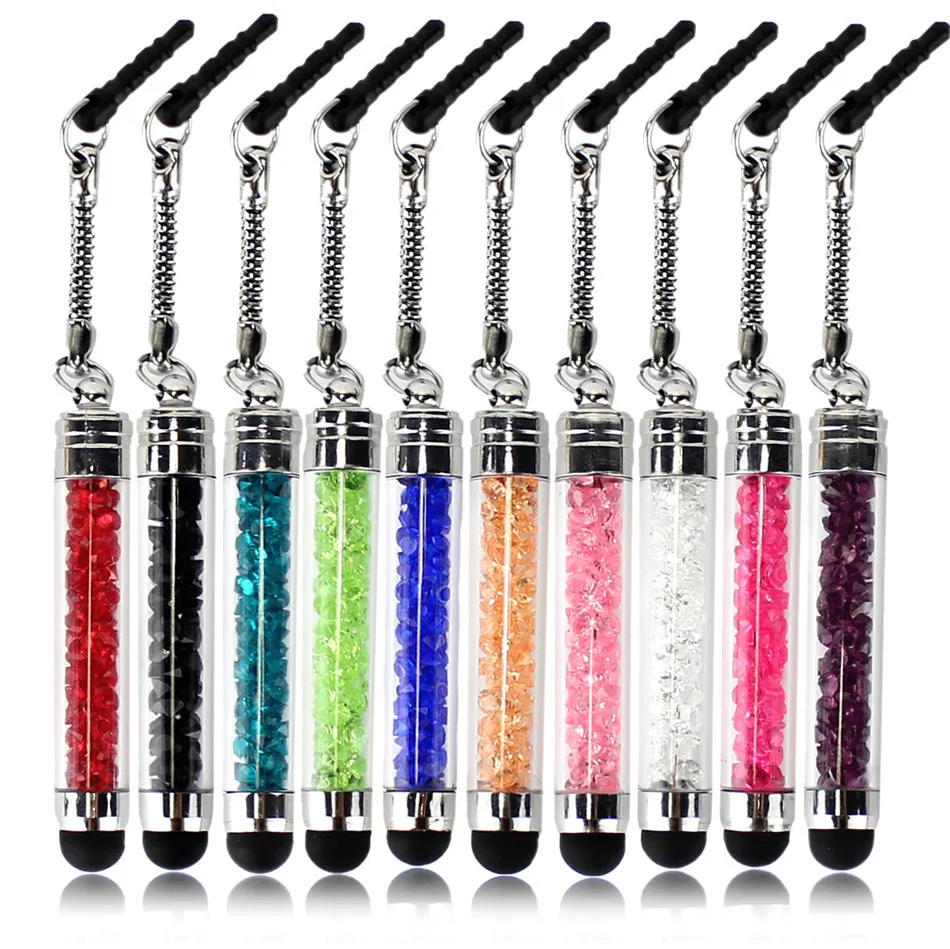 

Luxury Fashion Diamond Crystal Stylus Mini style For iPhone 6 6S 5 5S Tablet, Universal Smart Phones capacitive Screen Touch Pen