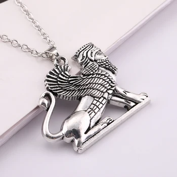 

EUEAVAN 15pcs Ahura Mazda Religion Pendant Statement Necklace Zoroastrianism Iranian Culture Persian Empire For Men Women