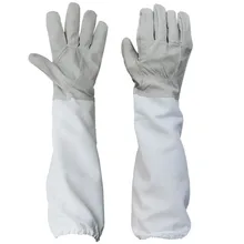 1 пара защитные перчатки для пчеловодства с вентилируемыми длинными рукавами-серые и белые guantes lavar platos термостойкие перчатки