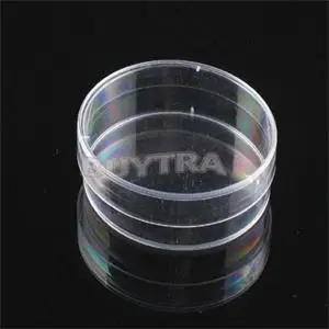 Online Terjangkau 10 Pcs Steril Piring Petri W Tutup untuk Lab Piring Bakteri Ragi 55 Mm X 15 Mm