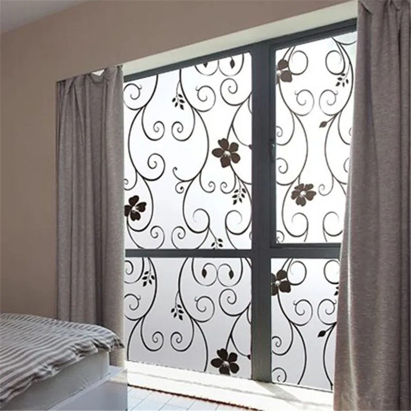 Buy 45*100cm Frosted Opaque Glass Window Film Privacy