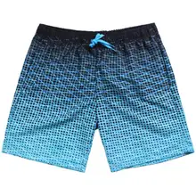 Летний пляжный купальник, мужские быстросохнущие купальники, мужские удобные дышащие пляжные шорты, сексуальный Одноцветный мужской купальник 135