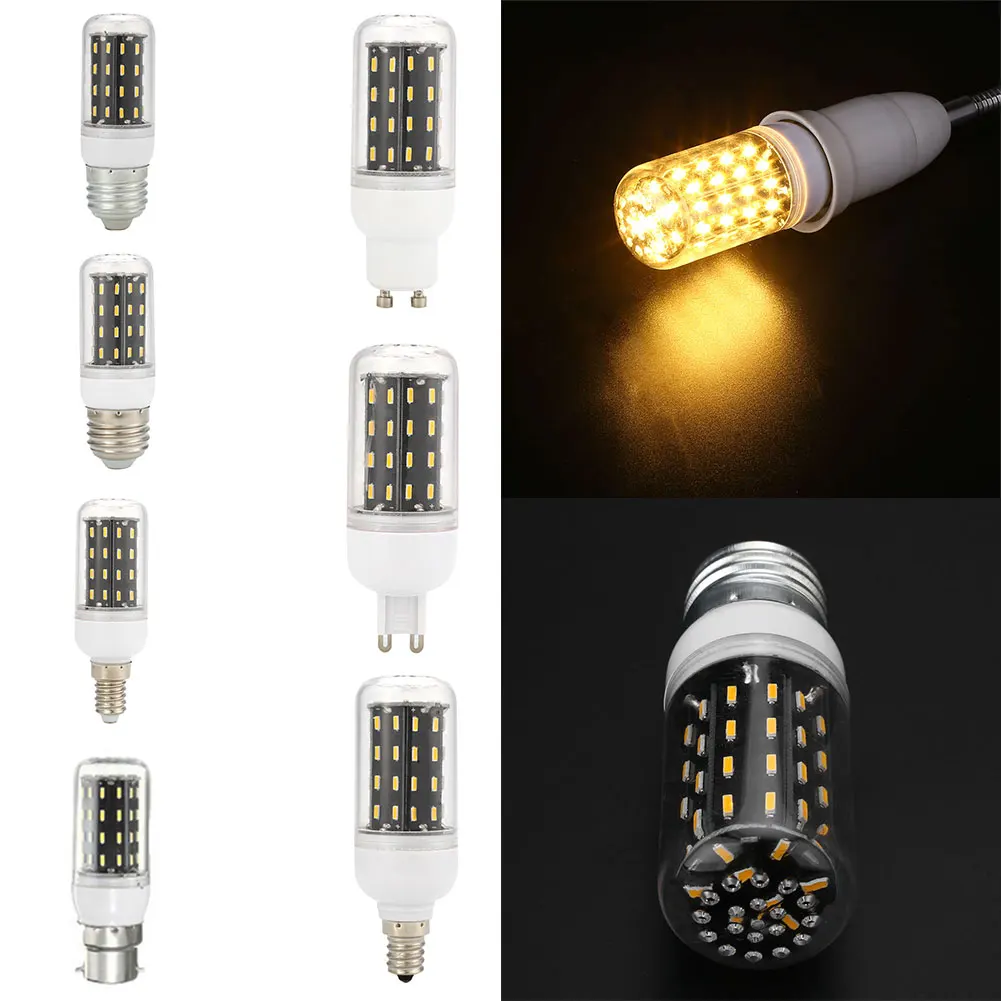 

220V 4W Corn SMD 4014 LED Bright Bulb Energy Efficient Lamp Light Warm White