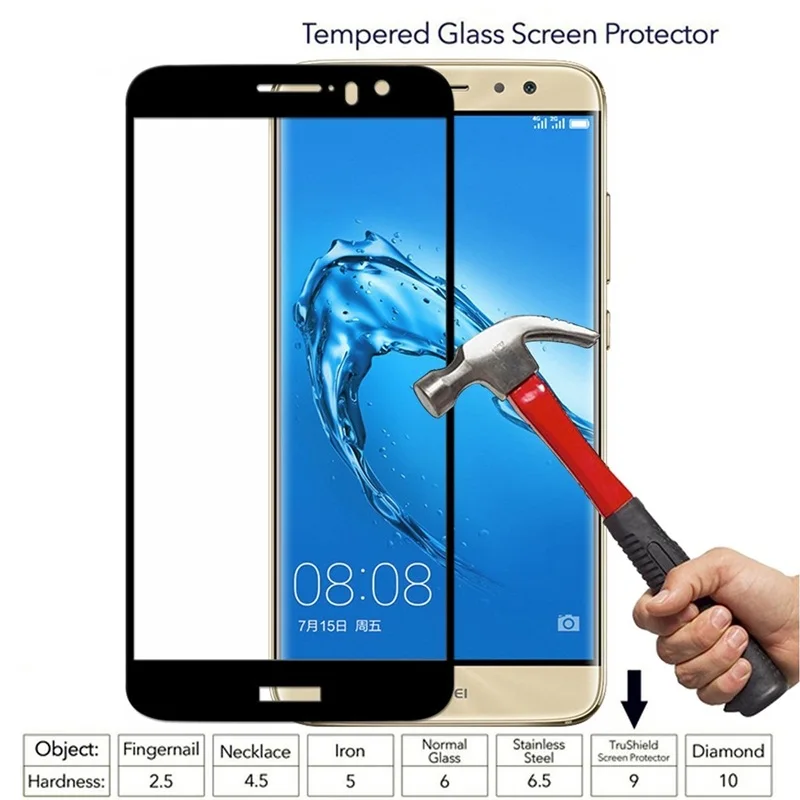 Полное закаленное стекло для huawei Nova Plus MLA-L01 MLA L11 L02 L03 L12 L13 защита экрана GLAS Sklo полное покрытие корпуса Guard Verre