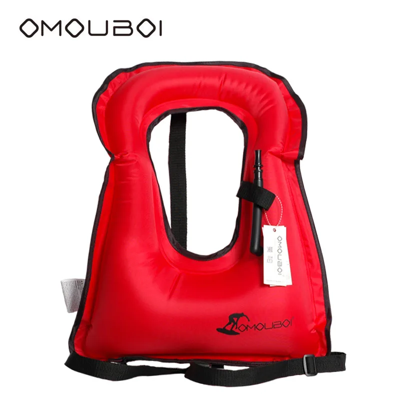 OMOUBOI Красный взрослый безопасности Float буи PFDs в неглубокой воде Плавание Training