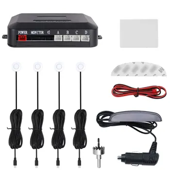 

Fine-quality Intelligent Parking Assistance System 4 Sensor Buzzer Car LED Display Reverse Backup Alert Indicator Monitor Kits