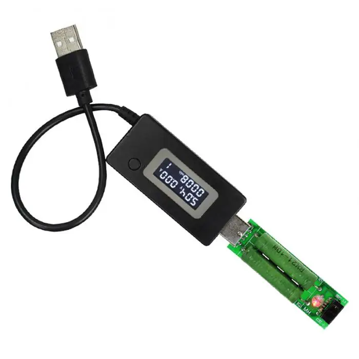 Мини ЖК-дисплей USB вольтметр мобильный зарядное устройство для телефона тестер ALI88