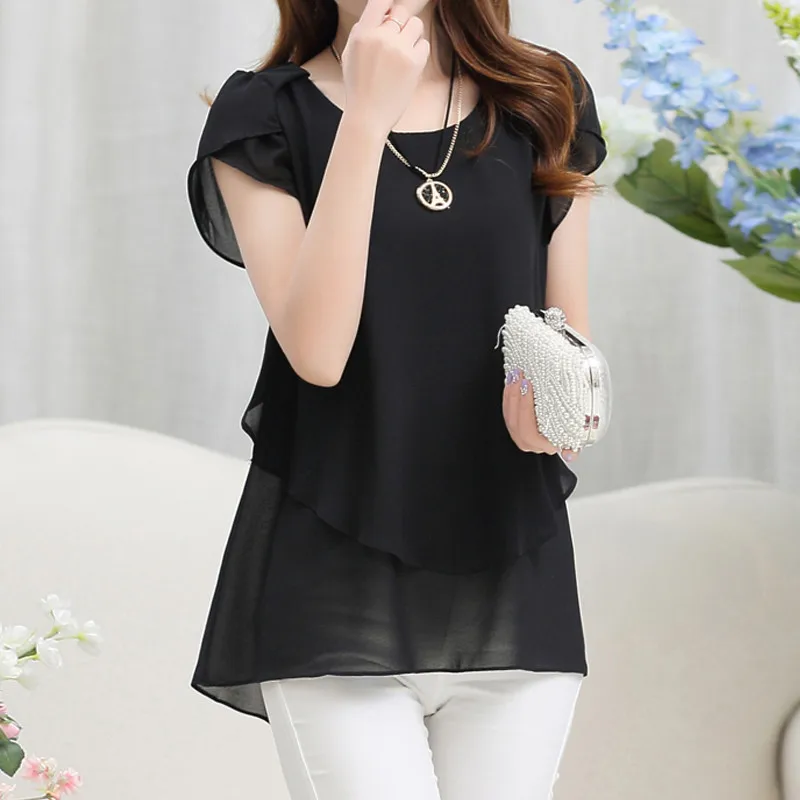 short sleeve chiffon blouse (16)
