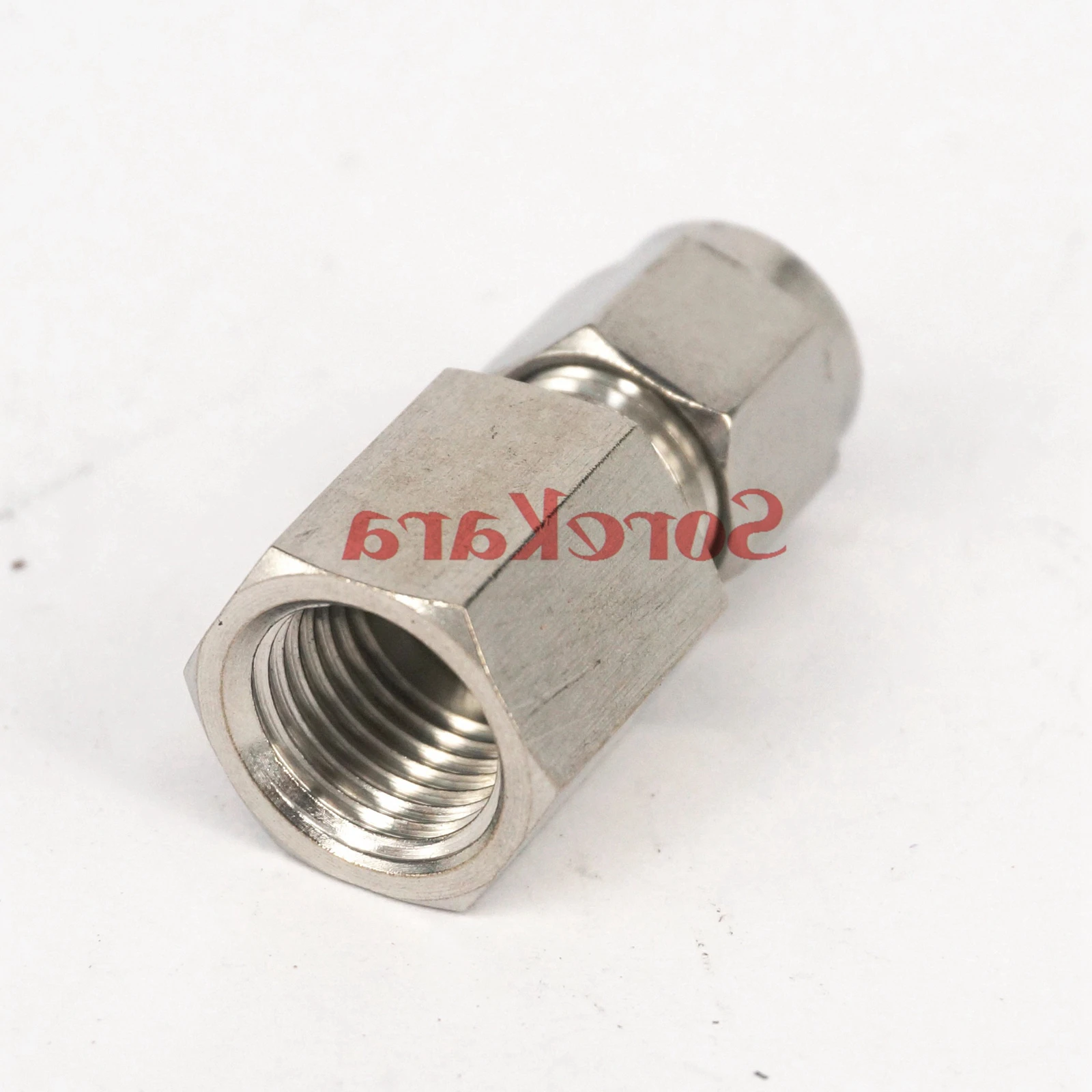 M10x1mm Female Thread 304 Stainless Steel Fit 6mm OD Tube Coupler