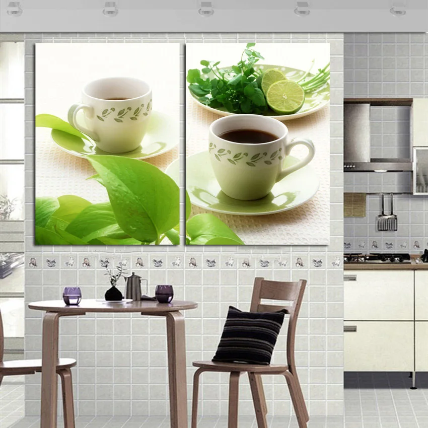 Schilderij keuken groen koop goedkope schilderij keuken groen ...