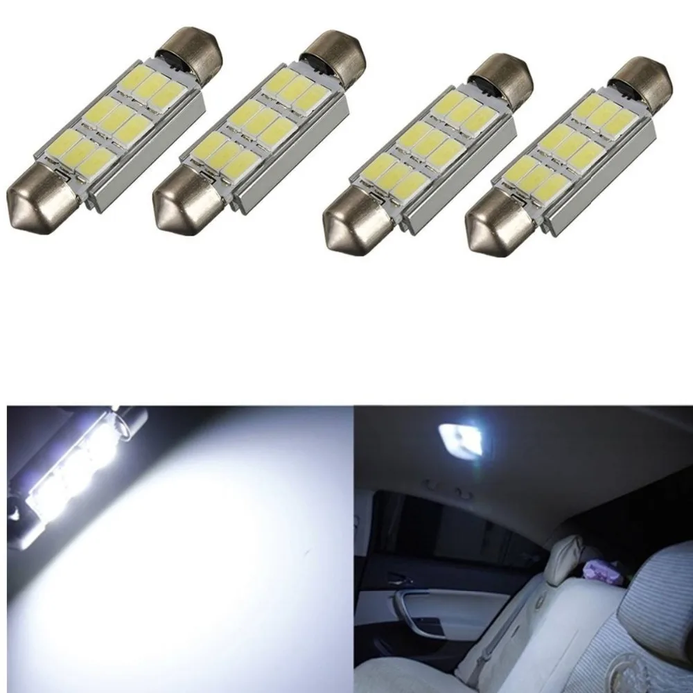 10 X Canbus Dome Festoon 42 мм 9 светодиодный 5630 SMD C5W Voiture Ampoule 211-2 578 212-2 DC 12V Blanc Pur 6000K |