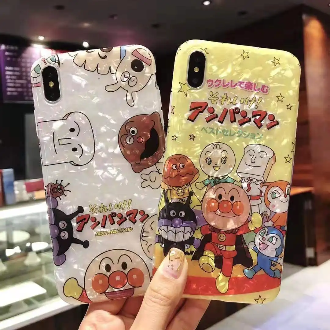 

Main cute cartoon bread superman shell pattern tpu box mobile phone case for iPhone 6 6s 7 8 plus x xs xr max protective cover
