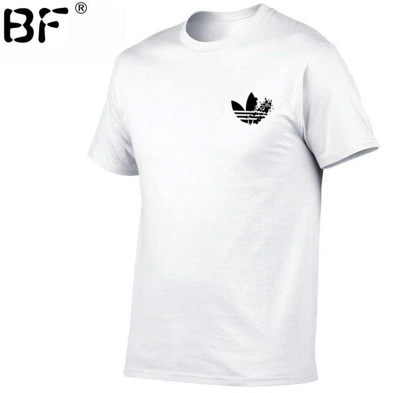 

2019 Simple creative design line cross Print cotton T Shirts Men's New Arrival Summer Style Short Sleeve Men t-shirt